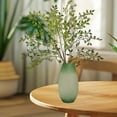 thumbnail image 4 of Luxcidy Artificial Greenery Stems Silk Green Leaves Fake, Faux Eucalyptus Stems with Leaf, for Centerpieces Wedding Arch Flower Bouquet Table Home Decor(D), 4 of 6