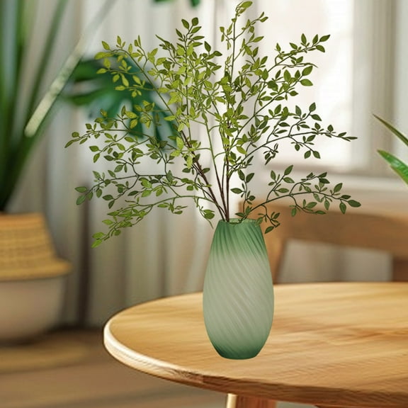 Storsr Artificial Milan Leaf Branches -41.3 In PVC Green Realistic Faux Greenery for Home/Office Decor, Table Centerpiece & Vase Filler