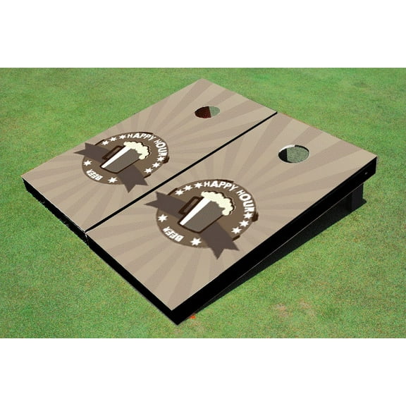 Happy Hour Themed Cornhole Board Set