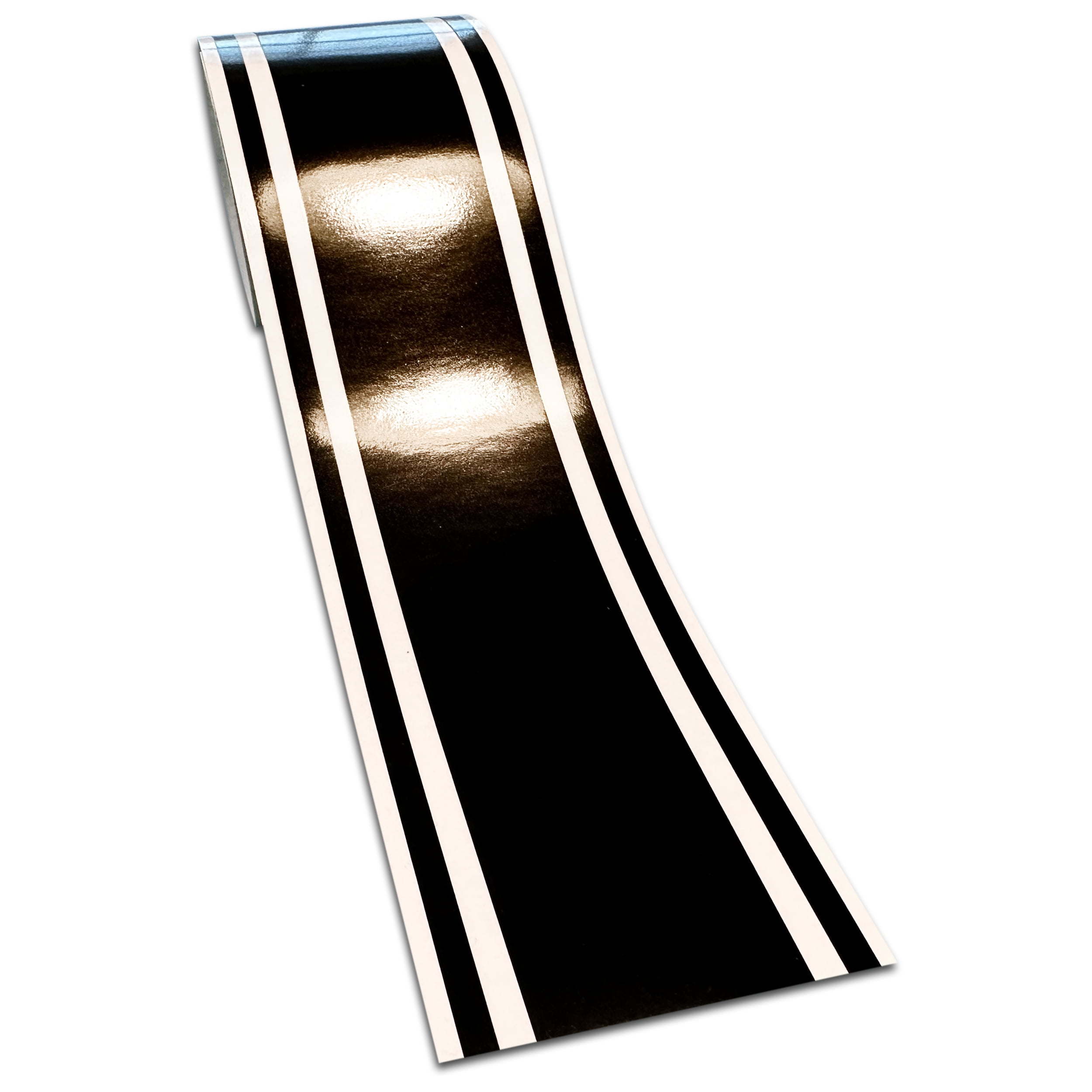 3"x72" Black Vinyl Racing Stripes Car Boat Trailer Sticker Pinstripes