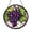 Acrylic 3.5 Inch, variant on Vineyard Grapes Stained Glass Style Suncatcher Window Hanging Fruit Inspired Decorative Art Gift