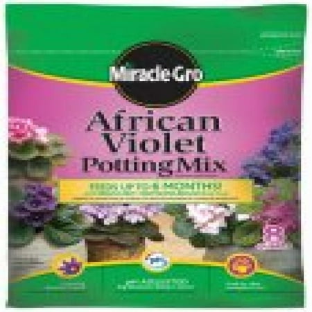Miracle Gro African Violet Potting Mix 8 Qt (Best Potting Soil For African Violets)