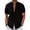 Black, variant on QTBIUQ Mens Button Down Shirt Short Sleeve Solid Color Crew Neck Stripe Pullover Top Casual Breathable Blouse Summer Tee Shirt Navy