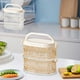 thumbnail image 2 of Cajas de Almacenamiento de Alimentos Apilables, Selladas y Resistentes a La Humedad, Organizador de Cocina, Contenedores Sellados Multiusos, Capacidad de 350 Ml Por Capa., 2 of 6