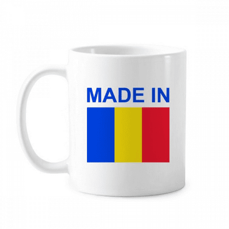 

Romania Country Love Mug Pottery Cerac Coffee Porcelain Cup Tableware
