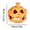 A, variant on ICQOVD 3D Printed Skull Pumpkin Lamp,Halloween LED Lighted Pumpkin Lantern with Openwork Design for Tabletop,Mantel,Party and Home Decor