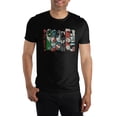 thumbnail image 1 of DC Comics Justice League Characters Black T-Shirt, 1 of 3