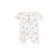 thumbnail image 1 of TheFound Infant Toddler Baby Romper, Unisex Plant Print Short Sleeve One Piece, 1 of 8