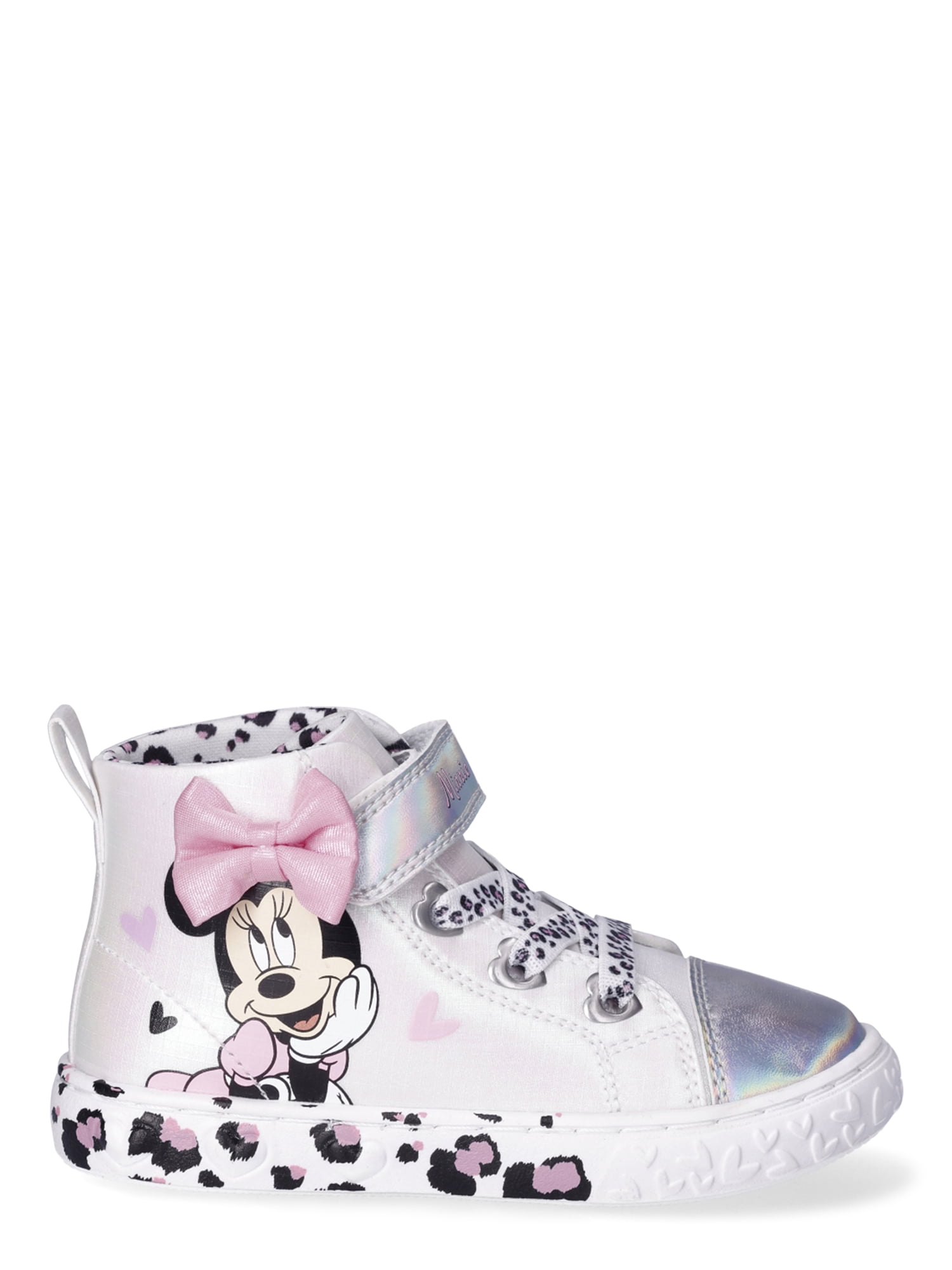 Disney Toddler Girls Minnie Mouse High Top Sneakers