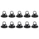 thumbnail image 1 of 10 soportes de ventosa para parabrisas de coche con lazo, ventosas pequeñas Negro, 1 of 9