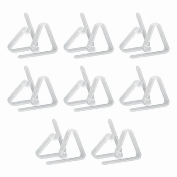16 Pack Clear Plastic Tablecloth Clips, Transparent Table Cover Clamps, Picnic Holders