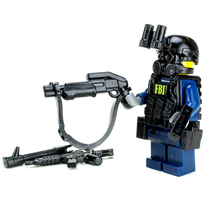 Have you thought of taking a LEGO SWAT minifigs and making them
