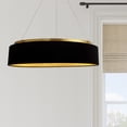 thumbnail image 5 of Dainolite 34W Chandelier, Matte Black w/ Black Shade, 5 of 6