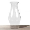 thumbnail image 1 of RAHATA Lámpara de aceite Chimenea Lámpara de huracán Reemplazo de vidrio Base transparente de 3 pulgadas para pantalla de lámpara de queroseno (Estilo ondulado 1P), 1 of 1