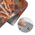 thumbnail image 5 of Xecao Artistic Orange Carnation Skull 2-Piece Vintage Seamless Anti-Skid Mat Set, featuring a stylish pattern for a safe and elegant toilet rug experience, 5 of 6