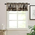 thumbnail image 3 of Bear Kitchen Valance, Rustic Cabin Pine Forest Wild Animal Black Bear Retro Wooden Board Window Valance for Farmhouse Bedroom Living Room,54x18in, 3 of 5