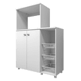 thumbnail image 2 of Mueble para Cocina Madik con Puertas y Estantes Laterales color Blanco 2531.0002, 2 of 4
