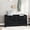 Black, variant on Storage Chest 47.2" with Lift-Top, Wooden Bench Trunk for Entryway and Bedroom, White