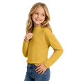 thumbnail image 6 of Cotton Long Sleeve Pullover Shirts for Girls Mock Neck Teen Pullover Tops Turtleneck Warm and Soft Comfortable Loose Fit Casual Tops Basic Tees Fall Winter Clothes 5-14 Years, 6 of 8