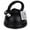 Black, variant on Luminuxe Whistling Tea Kettle, 2.2qt Stainless Steel Stove Top Kettle with Cool-Touch Handle, Durable, Fast Boil Tea Pot for Gas or Electric Stove