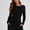 Black winter ruched slim tops a1, variant on thefmos Women Winter Round Neck Long Sleeve Ruched Slim Pullover Tops Solid Basic Casual Trendy Fall Fashion Clothes, Khaki 2XL