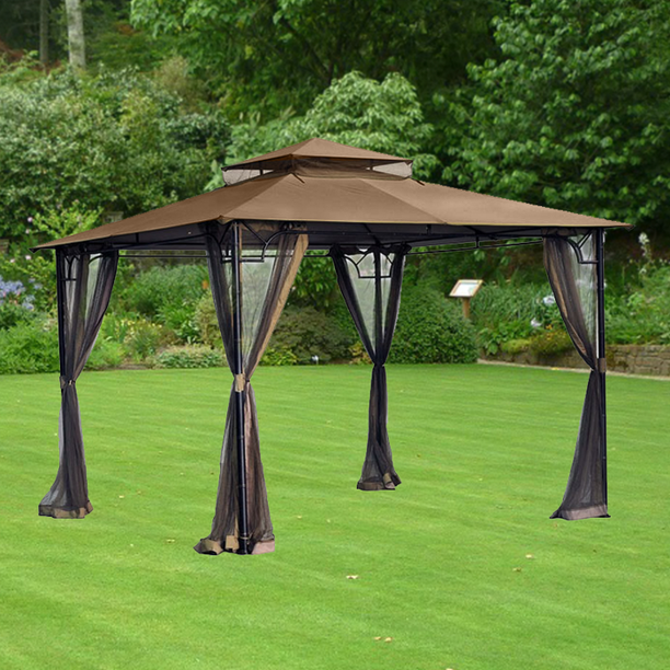 Garden Winds Replacement Canopy Top for Big Lots Bamboo Look Gazebo, SUNBRELLA