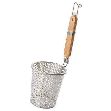

Basket Strainer Pasta Noodle Skimmer Wire Rinsing Insert Blanchingcolander Deep Fry Dumpling Boil Spaghetti Handleramen