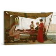 thumbnail image 1 of ARTCANVAS A Grecian Flower Market 1880 Canvas Art Print by John William Waterhouse - Size: 26" x 18" (1.50" Deep), 1 of 9