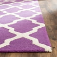 thumbnail image 3 of SAFAVIEH Cambridge Liam Geometric Wool Area Rug, Purple/Ivory, 2' x 3', 3 of 6