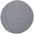 thumbnail image 2 of SAFAVIEH Montauk Audra Geometric Cotton Area Rug, Ivory/Navy, 6' x 6' Round, 2 of 6