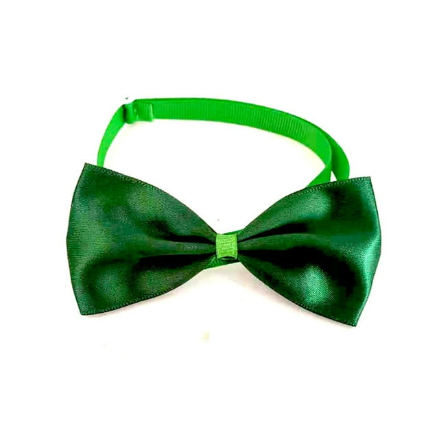 Colliers pour Chiens Nœuds Papillon Sangle Réglable Mode Animaux de Compagnie Vêtements Durables Accessoires de Toilettage Décorations Boucle Vêtements Chiots Chats Festival Vert