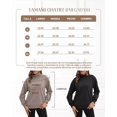 thumbnail image 4 of Sudadera Casual De Manga Larga Con Cuello Alto Para Mujer, 4 of 8
