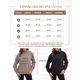 thumbnail image 4 of Sudadera Casual De Manga Larga Con Cuello Alto Para Mujer, 4 of 8