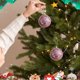 thumbnail image 5 of Christmas Ball Ornaments 8CM Foam Material Hanging Ball Christmas Tree Decoration Suitable For Holiday Wedding Surprise Party Layout, 5 of 6