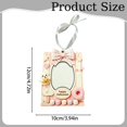 thumbnail image 3 of Hanging Picture Frames with Ghost Pumpkin Donut Details, Wooden Photo Ornament with Ribbon, Party Themed Photo Holder for Indoor Wall Decor & Holiday Family Memory Souvenir 1Pcs, 3 of 6