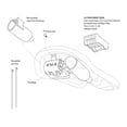 thumbnail image 5 of Fizik Gravita Alpaca X5 Mountain Bike Saddle/Seat (F205URNA13814), 5 of 6