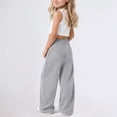 thumbnail image 4 of RMGVDSD Sweatpants for Girls Athletic Casual Pants Back to School Pants Loose Fit Comfortable Jogger Trousers Elastic Waist Everyday Slacks 5-6 Years, 4 of 8