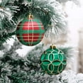 thumbnail image 6 of Valery Madelyn 16ct 3.15" Christmas Ball Ornaments, Red Green Gold Shatterproof Ornaments for Xmas Party Decor, 6 of 8