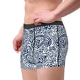 thumbnail image 2 of Pofeuu Paisley4 Print Men’s Boxer Briefs, Moisture-Wicking Underwear, Regular,Trunk-Large, 2 of 5
