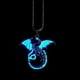 thumbnail image 3 of Glow Flame Dragon Necklace Personality Punk Glow Pendant Animal Sweater Chain, 3 of 4