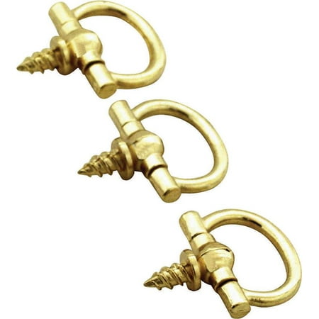 

ProSource Oval Screw Ring Hanger Polished Brass