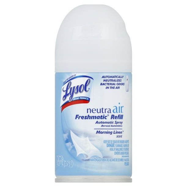 Lysol Neutra Air Freshmatic Refill Automatic Spray, Morning Linen, 6