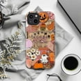 thumbnail image 6 of Retro Halloween Collage iPhone Case for iPhone 16 15 14 13 12 11 Pro Max Plus Mini – Cute Spooky Autumn Skeleton Ghost Pumpkin Protective Phone Cover, 6 of 6