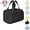 Black, variant on Elouva Toiletry Bag, 4-in-1 Large Capacity Puffy Makeup Bag with Wide-Open Design, Waterproof Travel Cosmetic Organizer with Dry Wet Separation & Multiple Compartments for Women