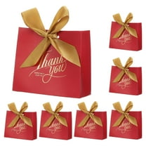 Uxcell Thank You Gifts Boxes, 20 Pcs 4.5x1.8x4 Inch Candy Party Gift Boxes for Wedding Mother's Day Easter Anniversary, Gold