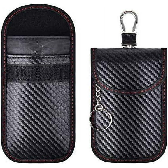 Pouch for car Keys,2 Pack Bag | Car Key Signal Blocking Pouch | Keyless Entry Car Keys Case | Blocker Bag for Car Security | Anti-Theft Remote Entry Keyless protector