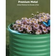 thumbnail image 3 of Aoile Raised Garden Bed Outdoor, 2x4x2 Ft Large Metal Planter Box for Vegetables, Fruits, Flower, Green, 3 of 7