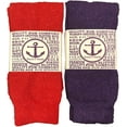 thumbnail image 2 of 12 Pack Ladies Gripper Bottom Slipper Sock, Ladies Sweater Sock with Gripper Bottom Asstorted(Size-9-11), 2 of 7