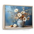 thumbnail image 2 of Designart "Still Life Of Wildflower Bouquet I" Wildflowers Floater Framed Canvas Art Print, 2 of 5