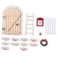 thumbnail image 4 of Kit de puerta de hadas en miniatura de madera para , adorno, manualidad, regalo para fiestas temáticas infantiles, juegos de simulación,, 4 of 9